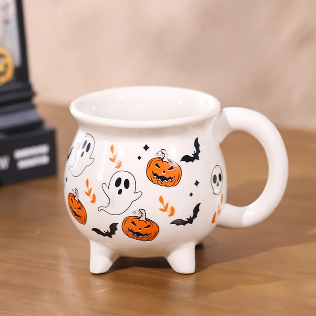 2025 Witch Mug Ceramic Coffee Cup Decorative Drinking Mugs Kitchen Drinkware Porcelain Tea Cups Halloween Gifts Witch Pot