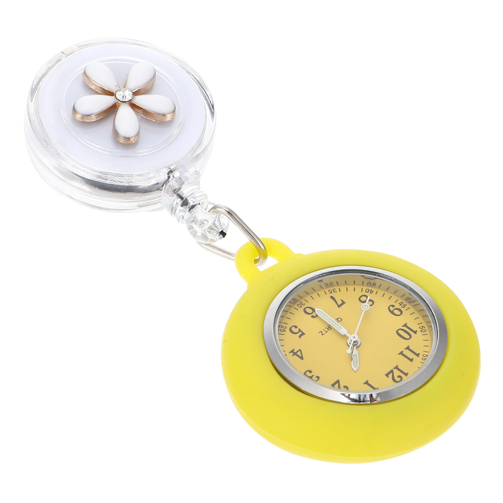 

Nurses Pocket Hanging Chest Birthday Gift Pin Zinc Alloy Clear Dial Durable Material Practical Student Birthday Gift