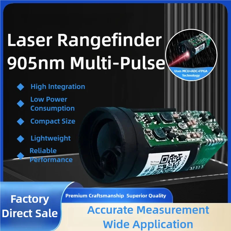 

Laser rangefinder module outdoor 905nm infrared high-precision electronic ruler height measurement and speed measurement