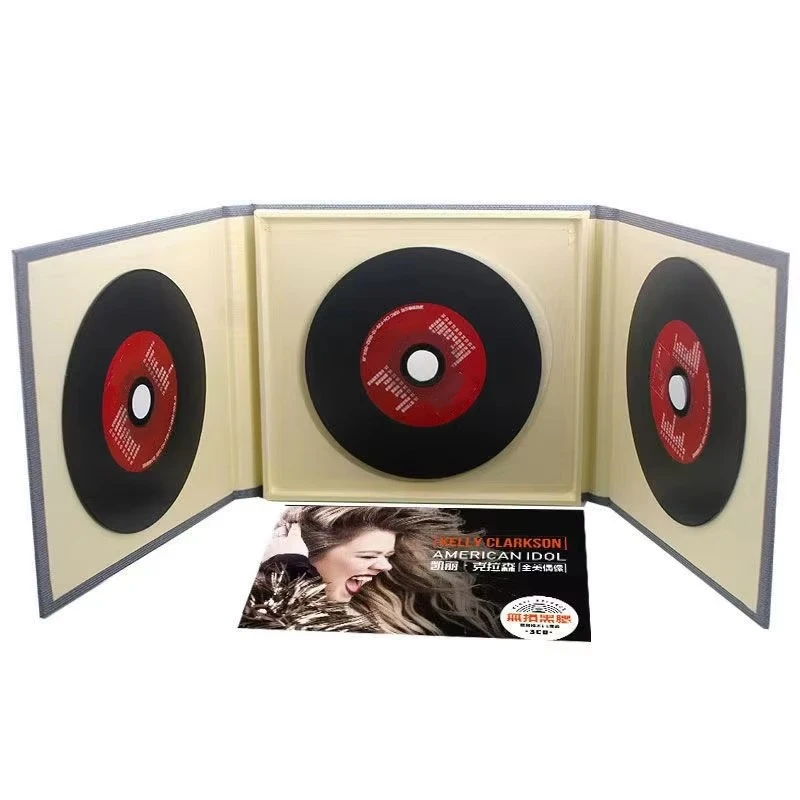 US Pop Kelly Clarkson Music CD Greatest Hits Album A Moment Like This 3pcs Music Record Cosplay Walkman Car Soundtracks Box Gift