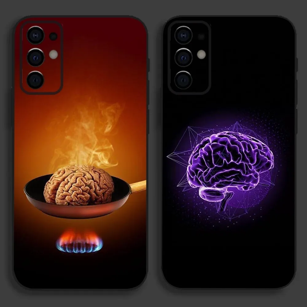 

Anatomy Brain Phone Case For Samsung S24,S21,S22,S23,S30,Ultra,S20,Plus,Fe,Lite,Note,10,9,5G Black Soft Cover