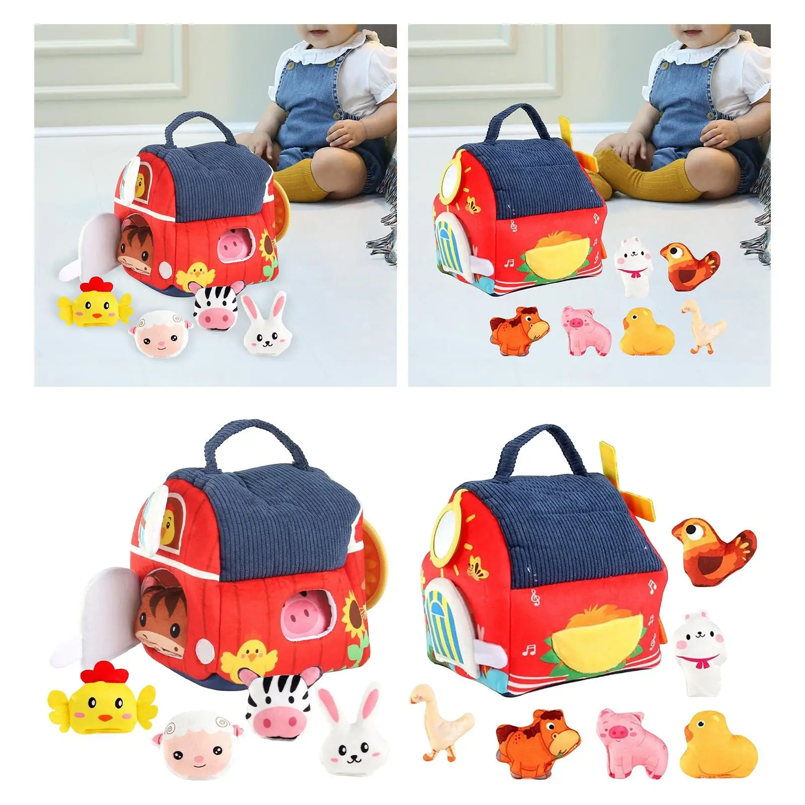 

Farm Animals Toys Early Education Toy for Girls Boys Baby 0 3 6 9 Month Old