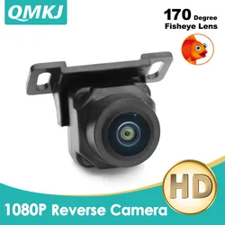 QMKJ 1080P HD Car Rearview Camera Rear View Video Vehicle Camera Backup Reverse Camera Night Vision Parking Camera