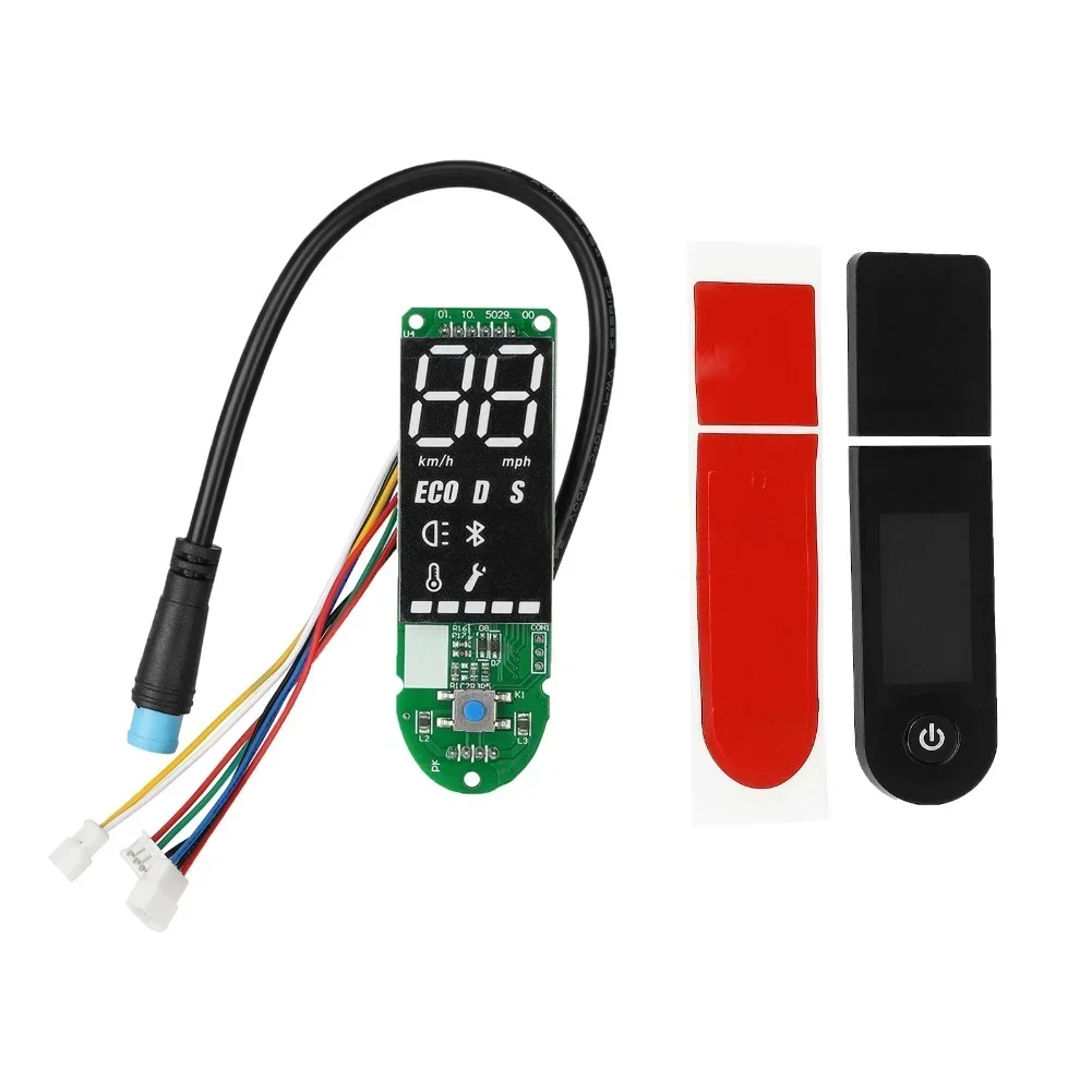 

Цифровой дисплей и крышка панели переключателей для электросамоката, белая, двусторонняя