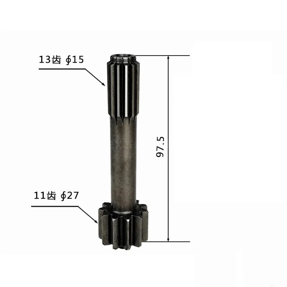 

For Kubota U-30-3S U-30-5 U35-3S Drive Motor Gear Sun Gear Planetary Gear Motor Shaft Bearing 11/13 Teeth 84H Excavator Parts