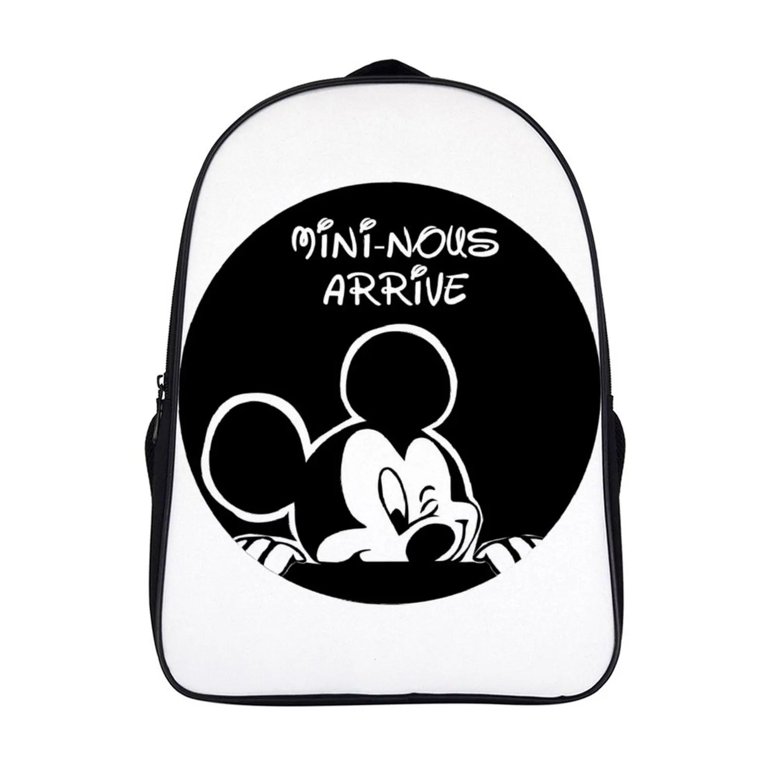 

Cartoon Disney Mickey Mouse Fashion Student's Backpack School Bag 16 Inch 2 Compartment Backpack Student Schoolbag