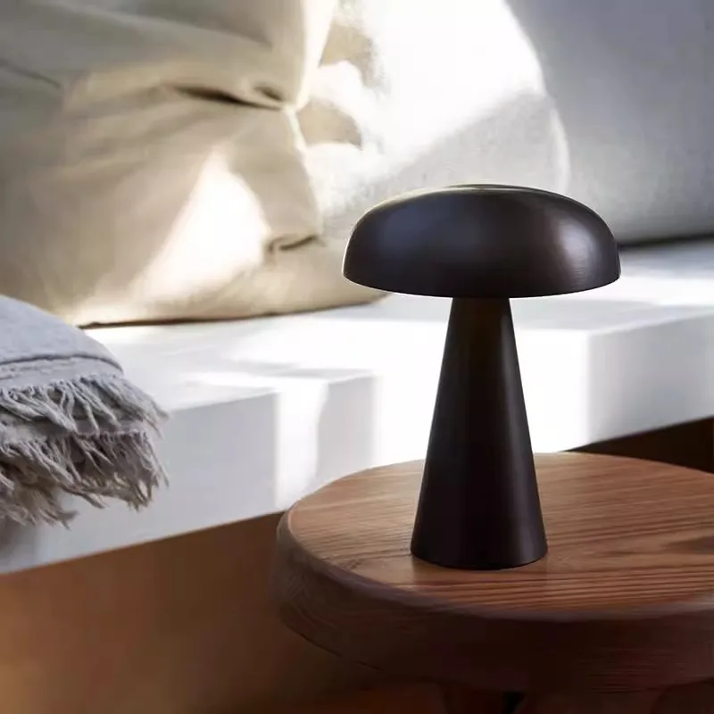 مصباح طاولة على شكل فطر، مقهى بار، شحن USB خارجي، بجانب السرير، ضوء ليلي #2
