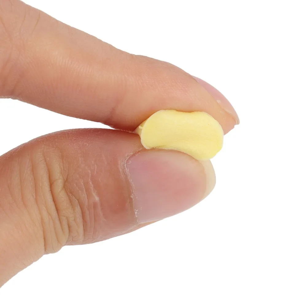 60Pcs Yellow, Blue 60Pcs Slow Rebound Foam Ear Plugs 25 x 13mm Slow Rebound Sponge Washable Noise Reduction Earplugs