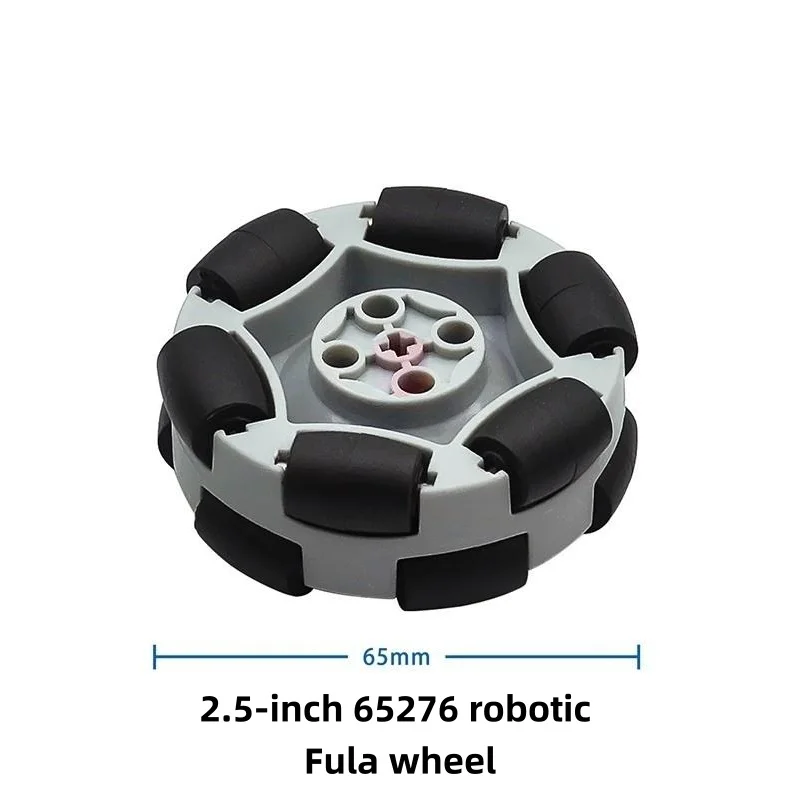 2,5-Zoll-Roboter-Fulai-Rad 65276, 50-mm-TT-Motor, kompatibel mit Lego-Kunststoff-Omni-Rad – Detail 2