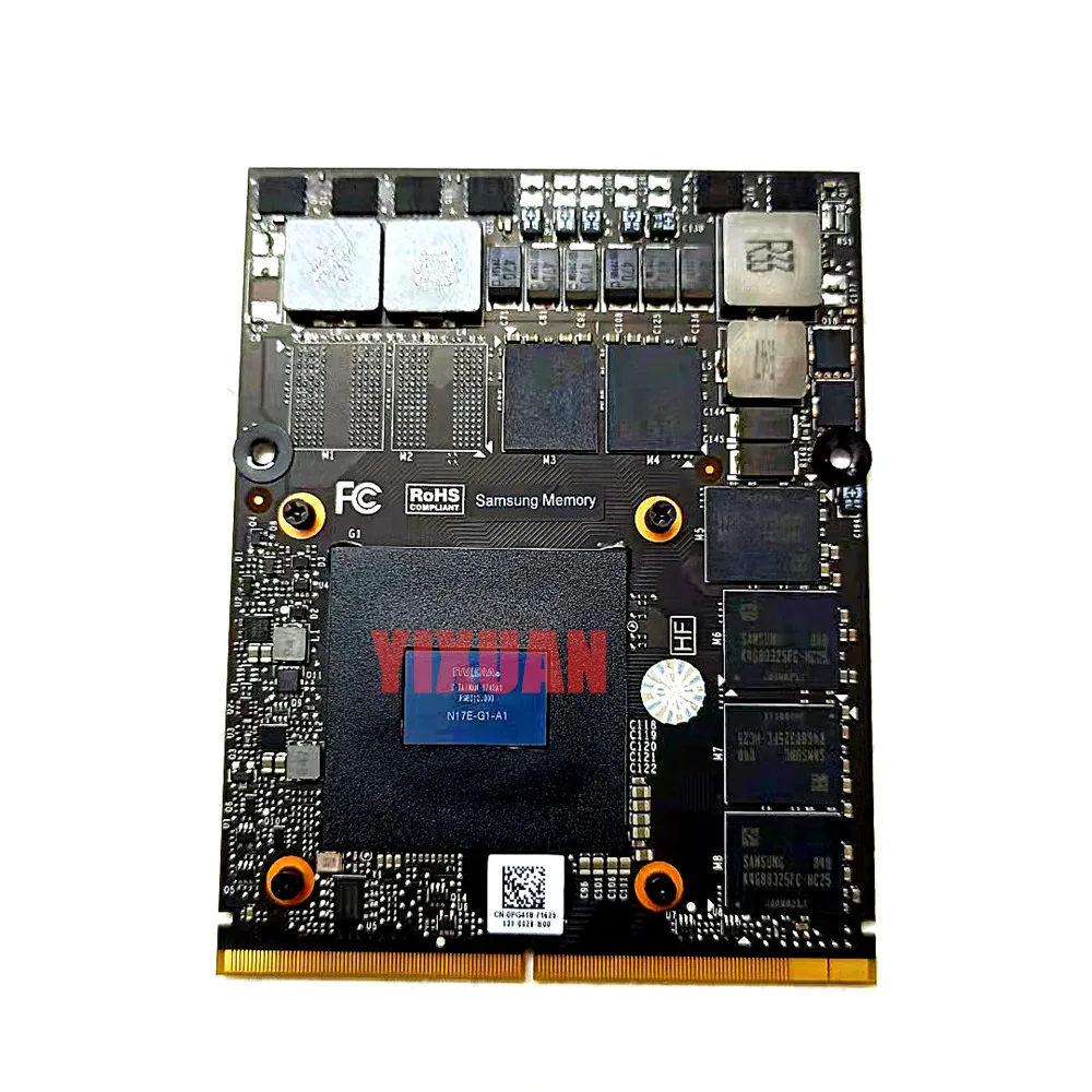 Imagem -05 - Cartão Gráfico do Gpu para Dell Alienware Gtx 970m 1060m 6gb Gtx1070m 18 M18x r2 r3 r4 hp Msi Caderno Satélite 8gb