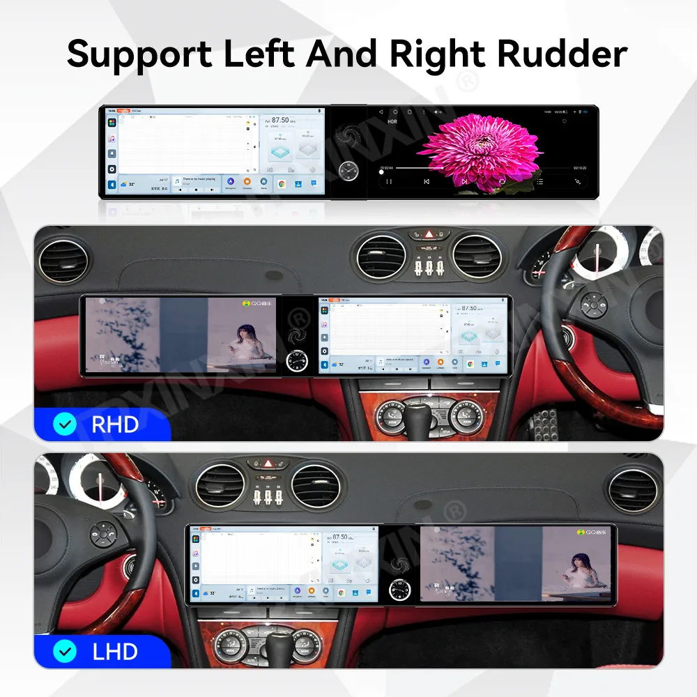 For Benz SL 2003~2010 Android AUTO Dual screen interaction GPS Navigation Car Radio Stereo Receiver Multimedia Player Head Unit