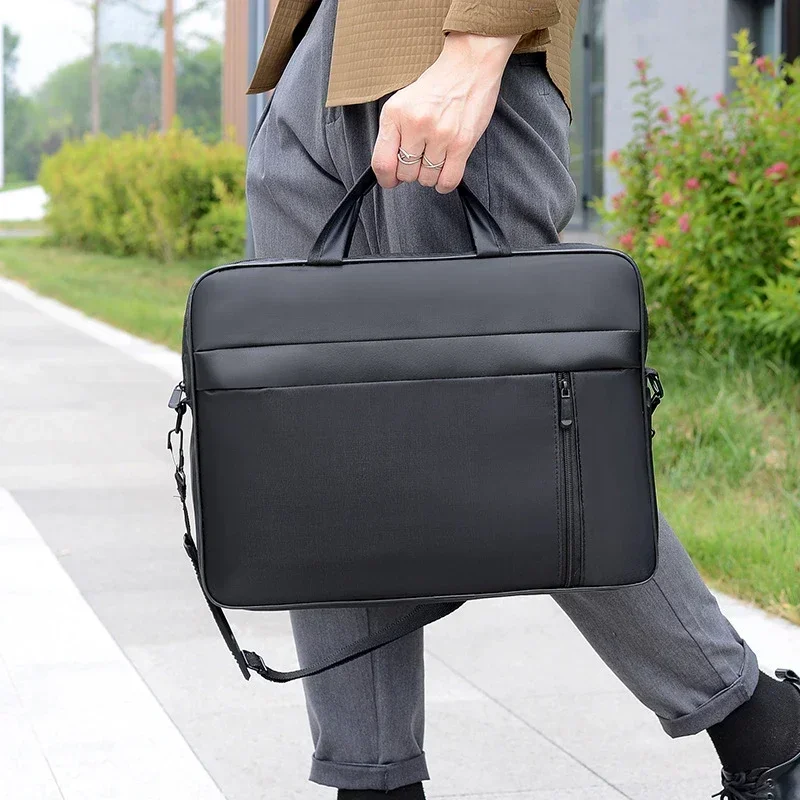 15.6 Inch Men's Handbags Laptop Bag Outdoor Business Trip Black Portable Large Capacity Computer Organizer Bags Мужская сумка 가방