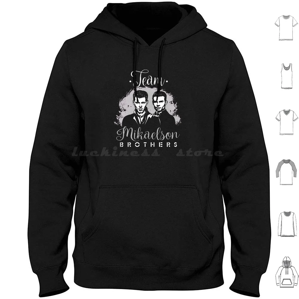 Team Always And Forever Hoodie cotton Long Sleeve The Originals Team Mikaelsons Klaus Mikaelson Elijah Mikaelson