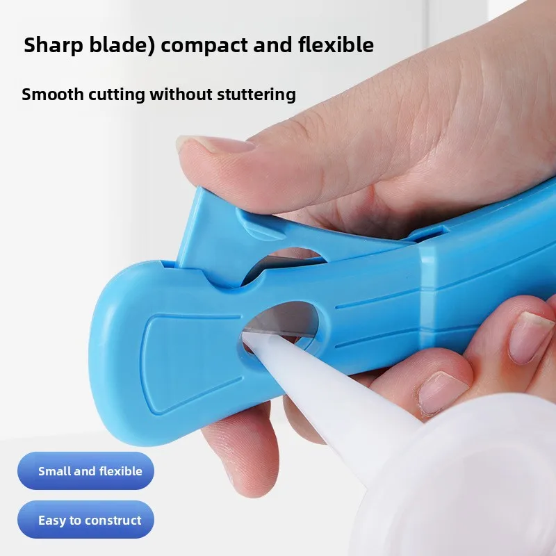 universal Heavy-Duty Manual Glue Nozzle Trimmer Cutter-All-in-One Adjustable Adhesive Tip Cutter with Blade Portable DIY Plastic
