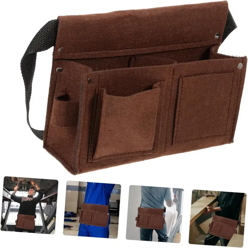Durable Polyester Special Tool Kit Wear Resistant Large Capacity Construction Site Carpenter Nail Bag Durable and Sturdy Toolkit