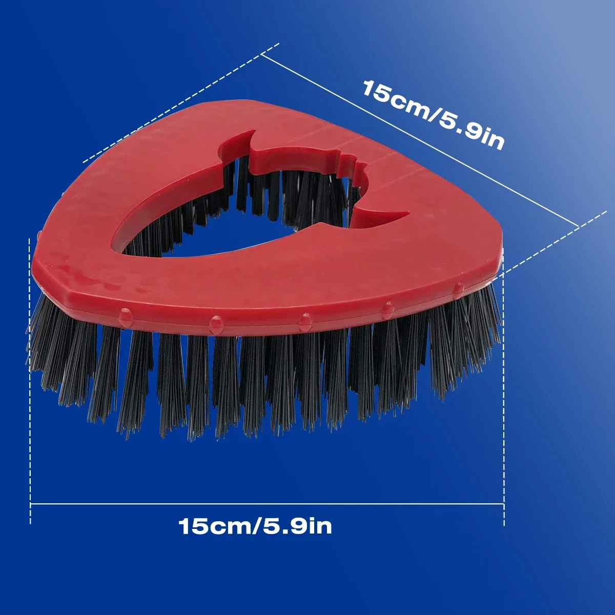 2 paczki głowicy szczoteczki do szorowania Spin Mop kompatybilne z Vileda / O-Cedar EasyWring 1 zbiornik, szczotka z twardym włosiem do kuchni,