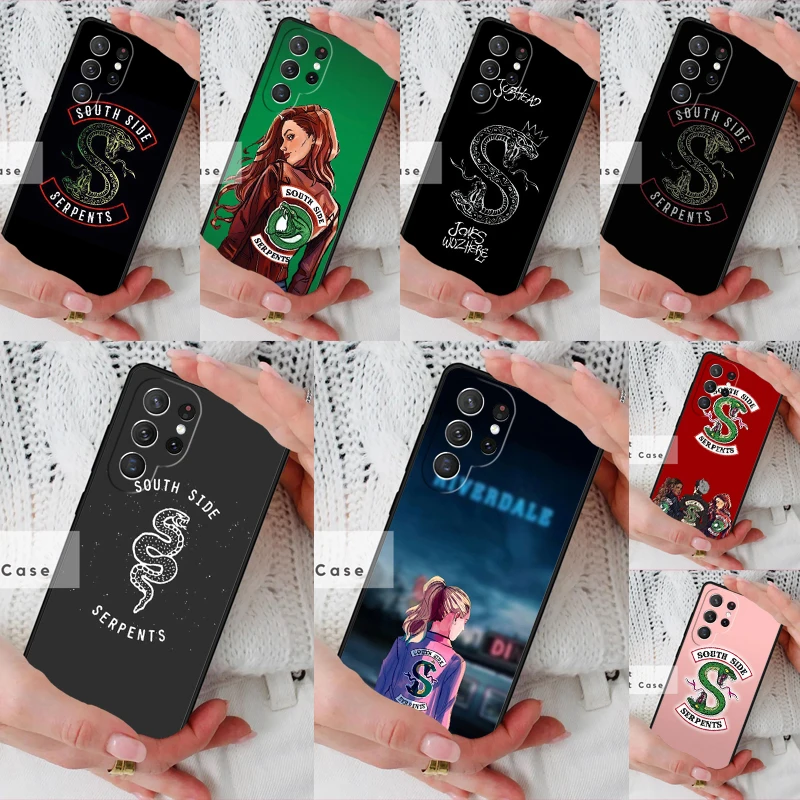 Riverdale South Side Serpents Phone Cover Case for Samsung Galaxy S26 Ultra S20 FE Note 10 S24 S23 S21 S25 Plus S22