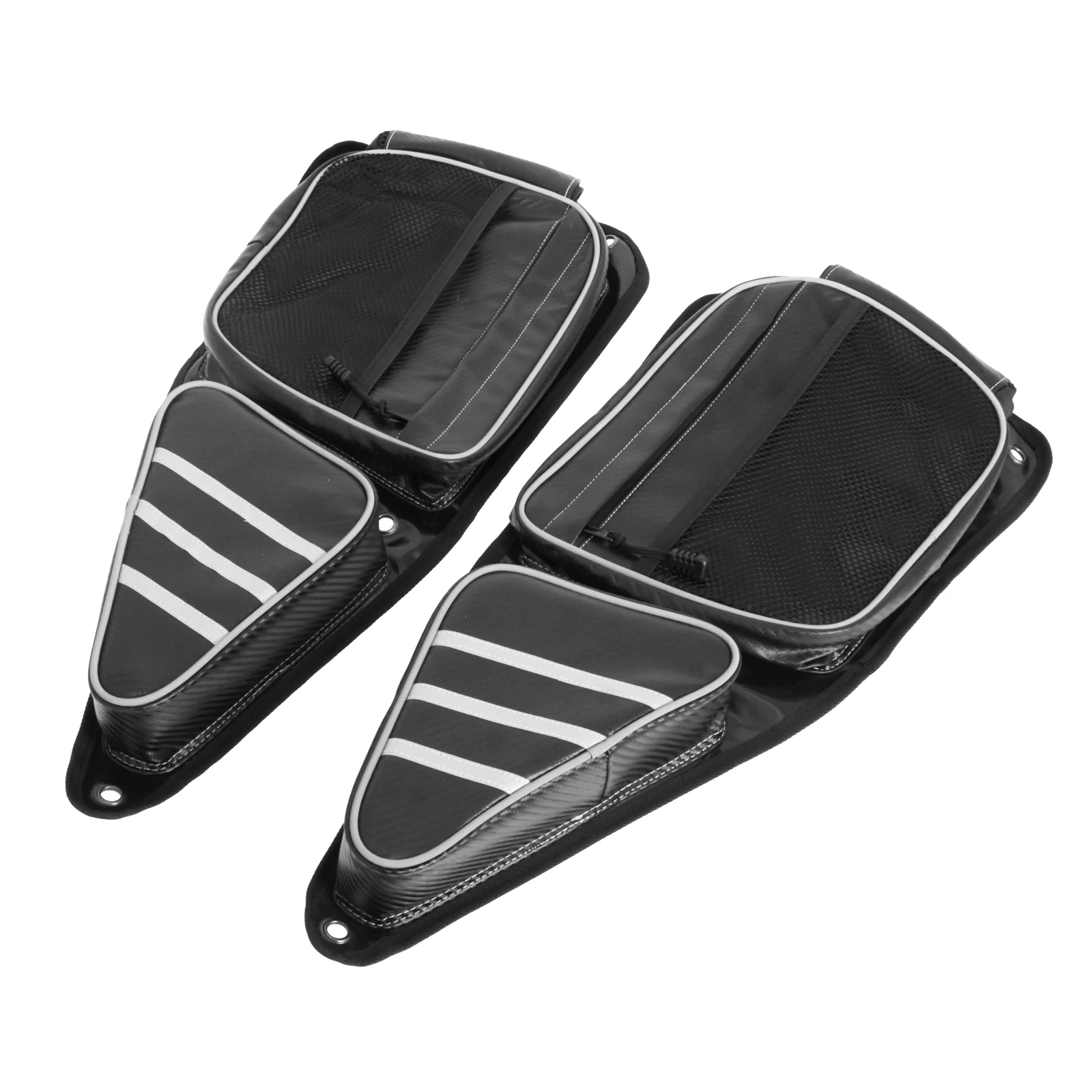 Heavy Duty Front Side Door Storage Knee Pad Bags Left & Right for Polaris RZR XP 900 1000 S 2014-2018 UTV