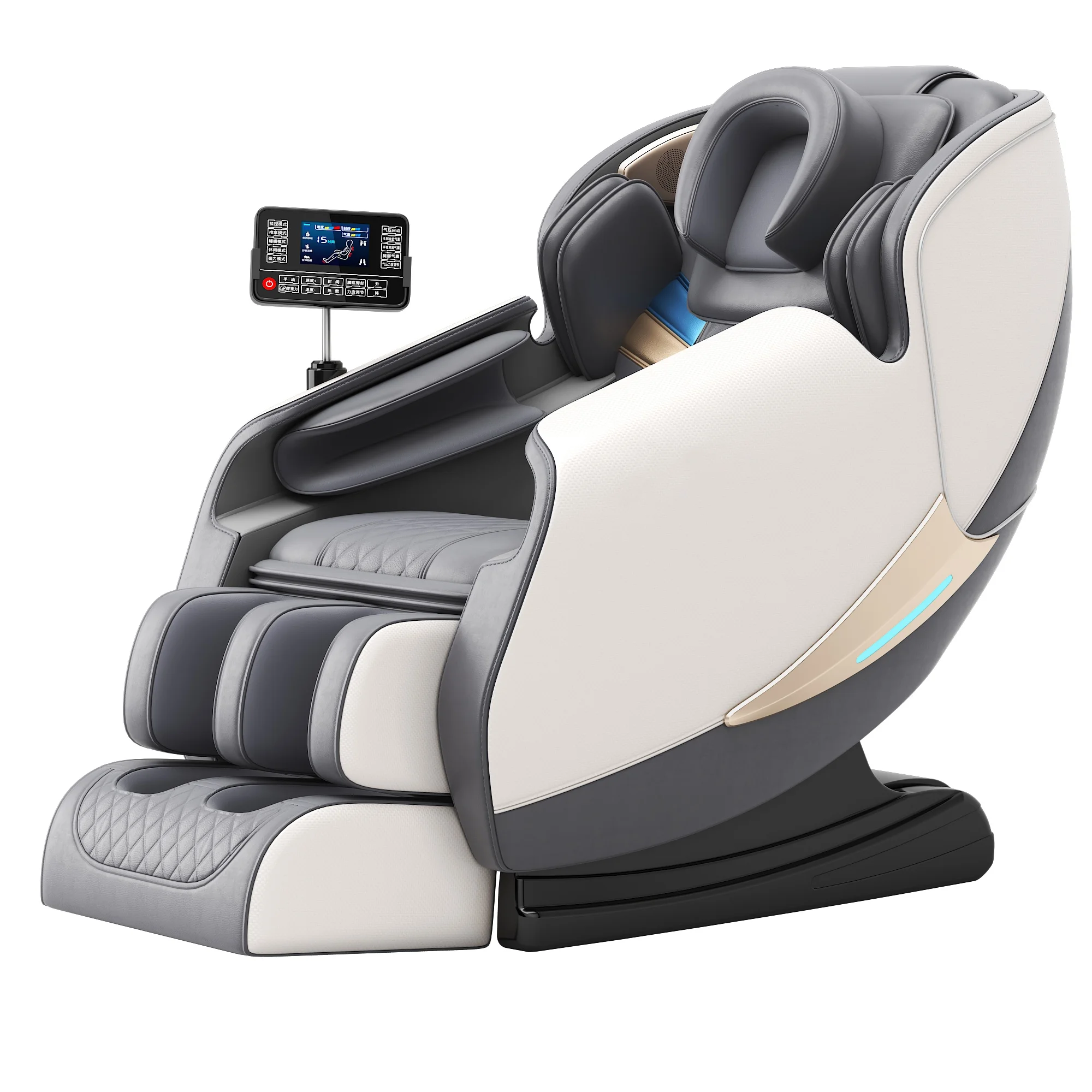 

2022 Best Electric Zero Gravity Salon Massage Chair Bed from China Full Body 3D 4D SL Track Musical Function for Foot Neck Head