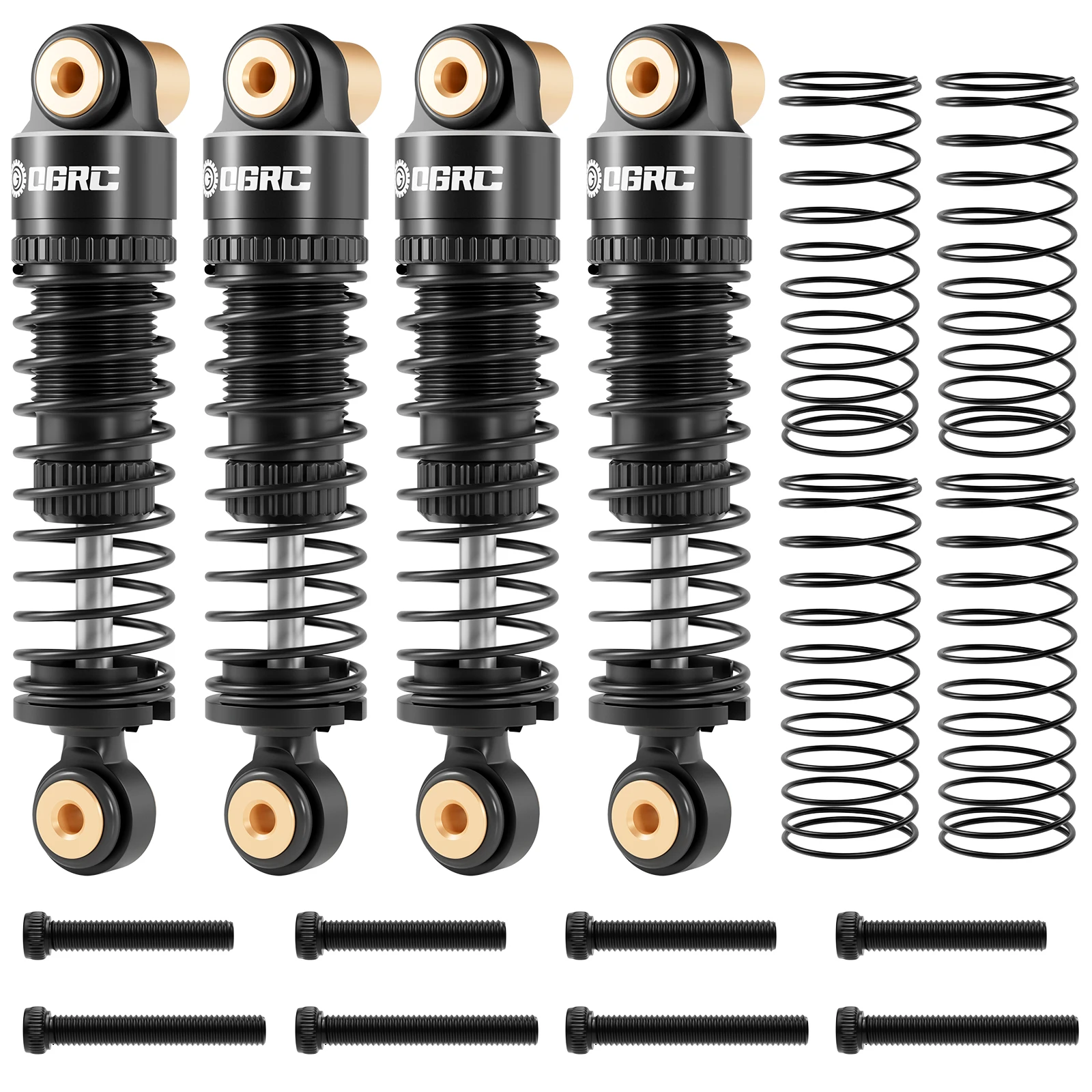

Амортизатор OGRC с двойной пружиной и большим отверстием для масла, для Axial 1/24 SCX24 AX24, запчасти для тюнинга