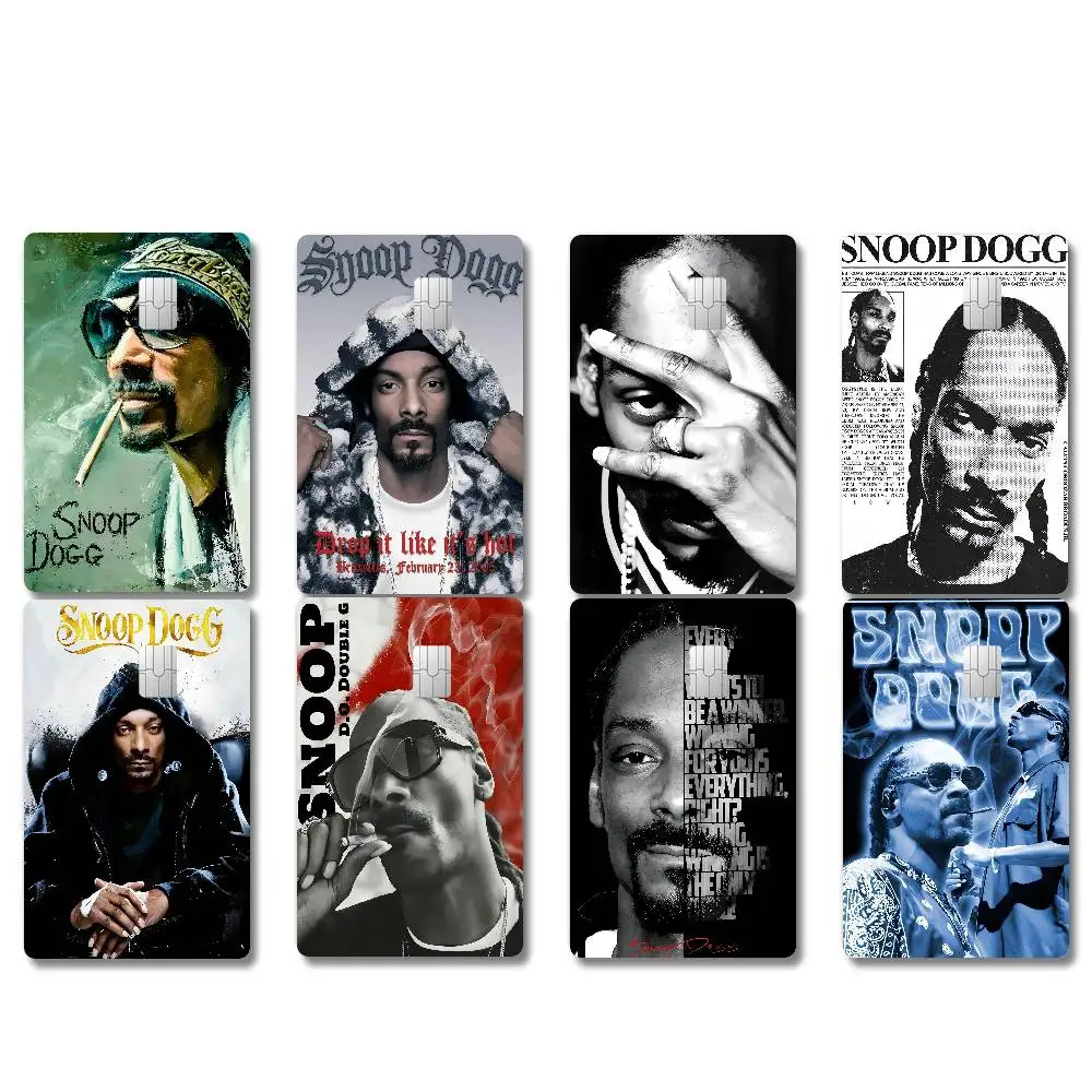 Rapper-Snoop D-Dogg 100% Bestseller Anime Kredit-Debit-Bankkarte Buskarte Film-Skin-Aufkleber 1 Set mit 4 Stück