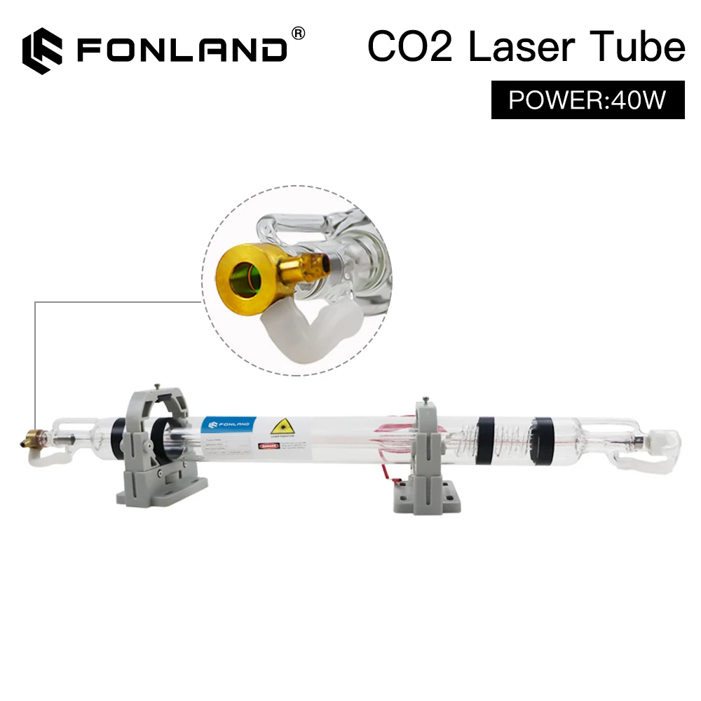 Fonland 35-45W Co2 metalowa szklana rura laserowa 720MM 40W szklana lampa laserowa do maszyny do grawerowania laserowego CO2