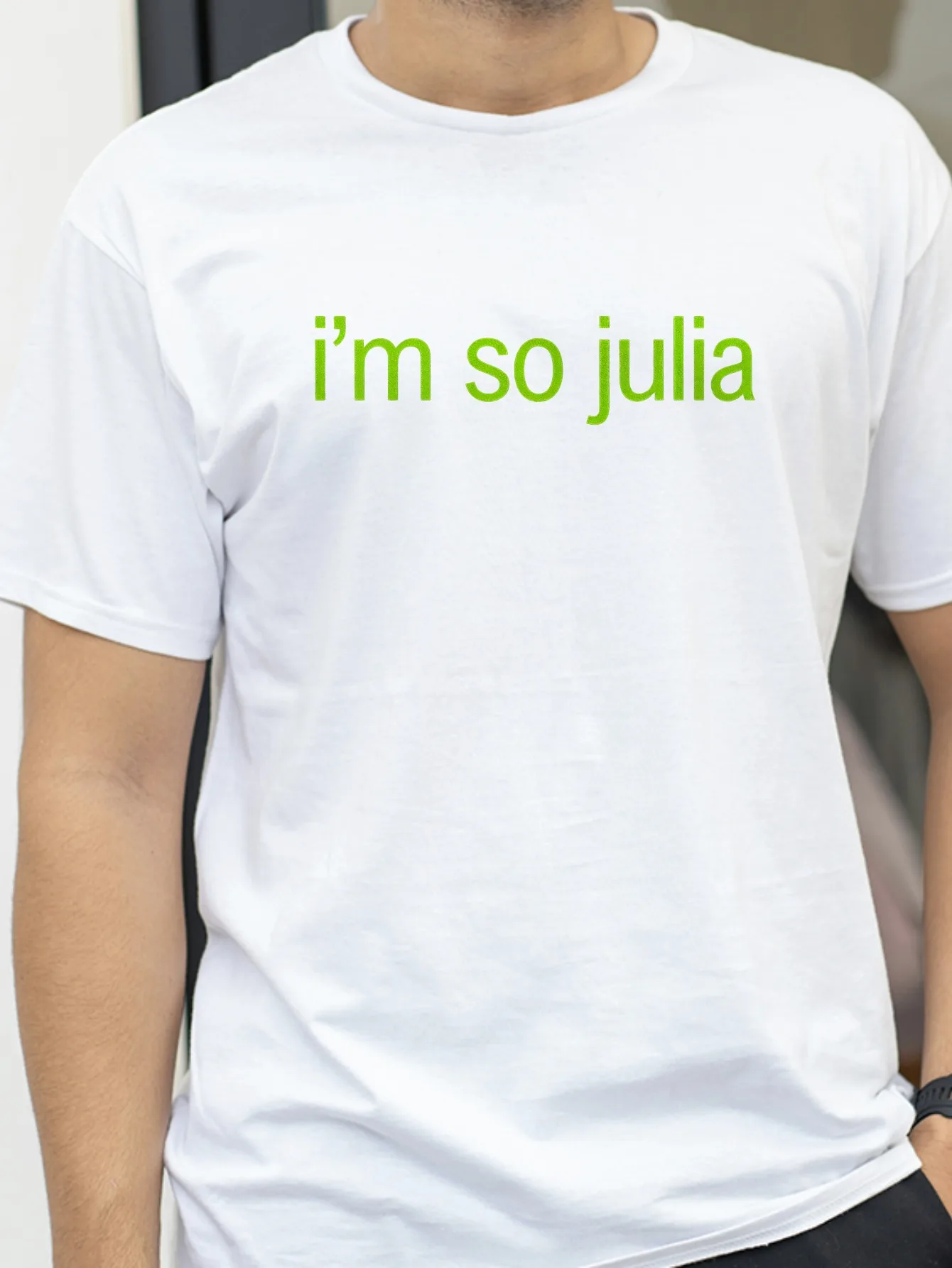 

I'm So Julia Letter Printed T-shirt Charli XCX Brat Album T-shirt Pattern Clothing Women's Universal Street Clothing Soft