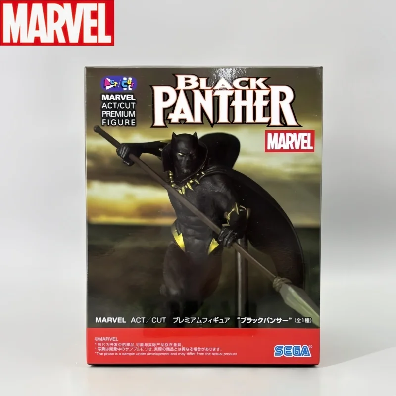 

Japanese Stock Sega Marvel Act/Cut Black Panther Premium Figure Model Collection Toy Boy Birthday Gift