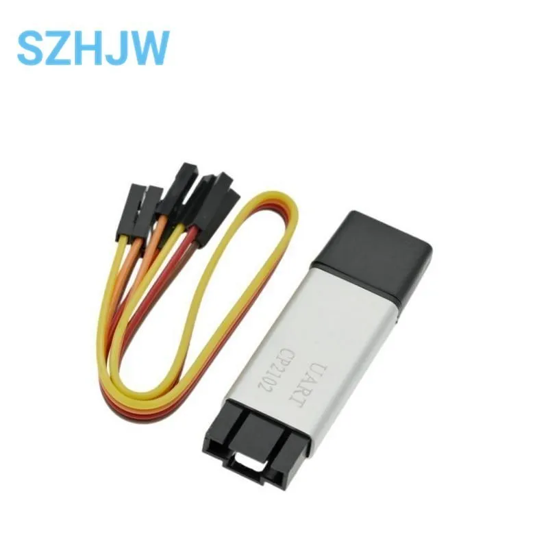 1pcs Aluminum Shell CP2102 USB 2.0 To TTL UART Module 5Pin Serial Converter STC Replace FT232 Module Support 5v/3.3v For arduino