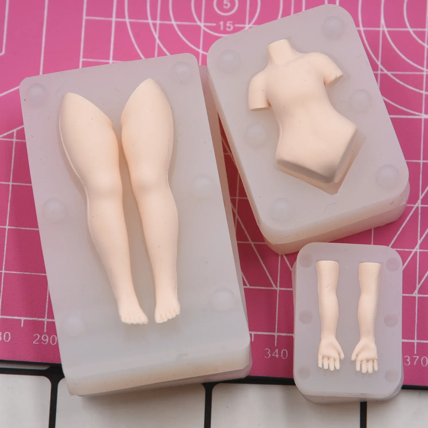 

Милая керамическая глина, высота 8,7 см, корпус куклы, силиконовая форма, полимерная керамическая глина, BDJ, формы для самостоятельного изготовления