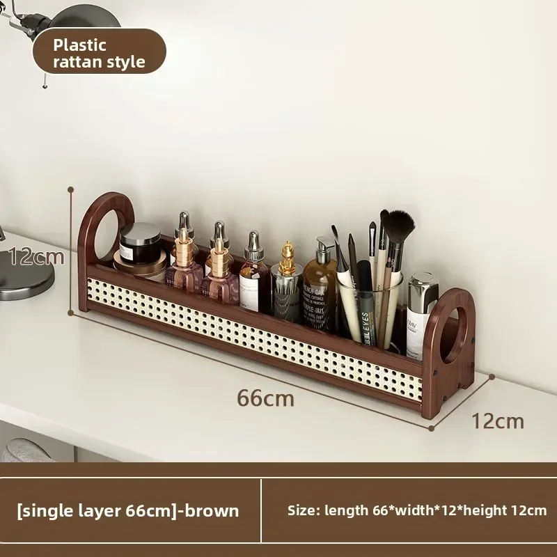 Stable Retro French style dresser Nanzhu multi-layer cosmetic shelf storage and finishing rack