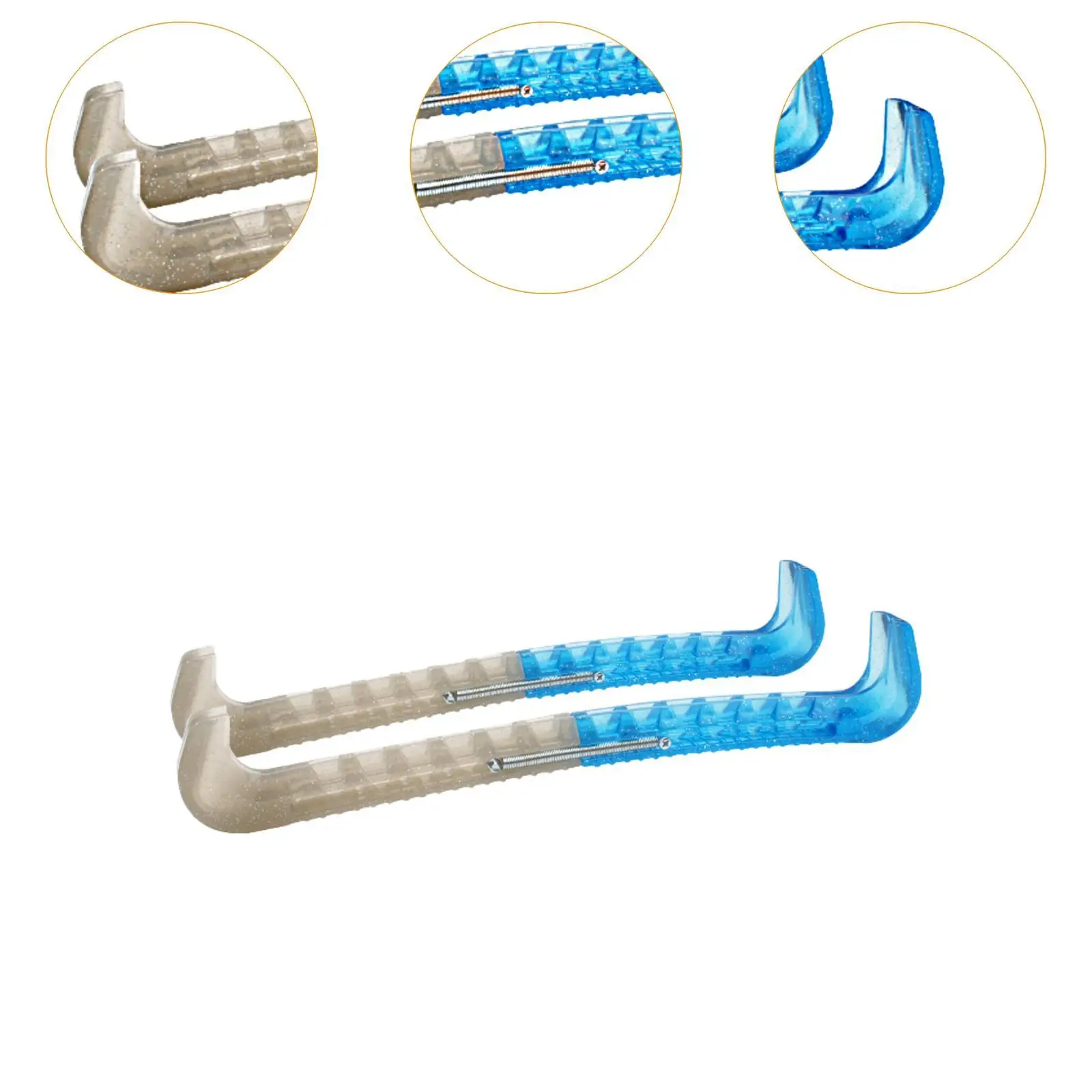 قطعتان من أغطية حماية التزلج على الجليد لرياضات الهوكي على الجليد
