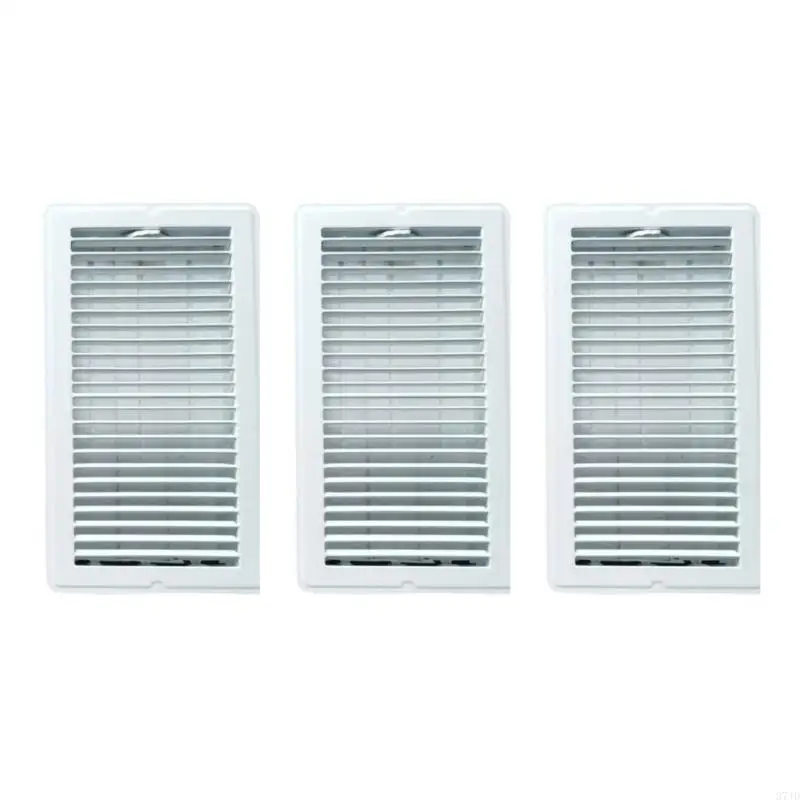 3Pcs High Efficiency Vent Grille Adjustable Control Floor Register Cover 37JD