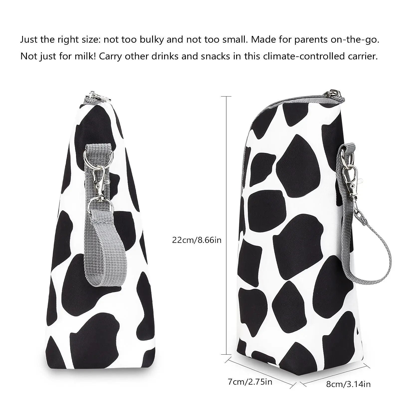 Baby Bottle Tote Bag Nursing Bottle Cooler Warmer Bag for Travel Outdoor Car