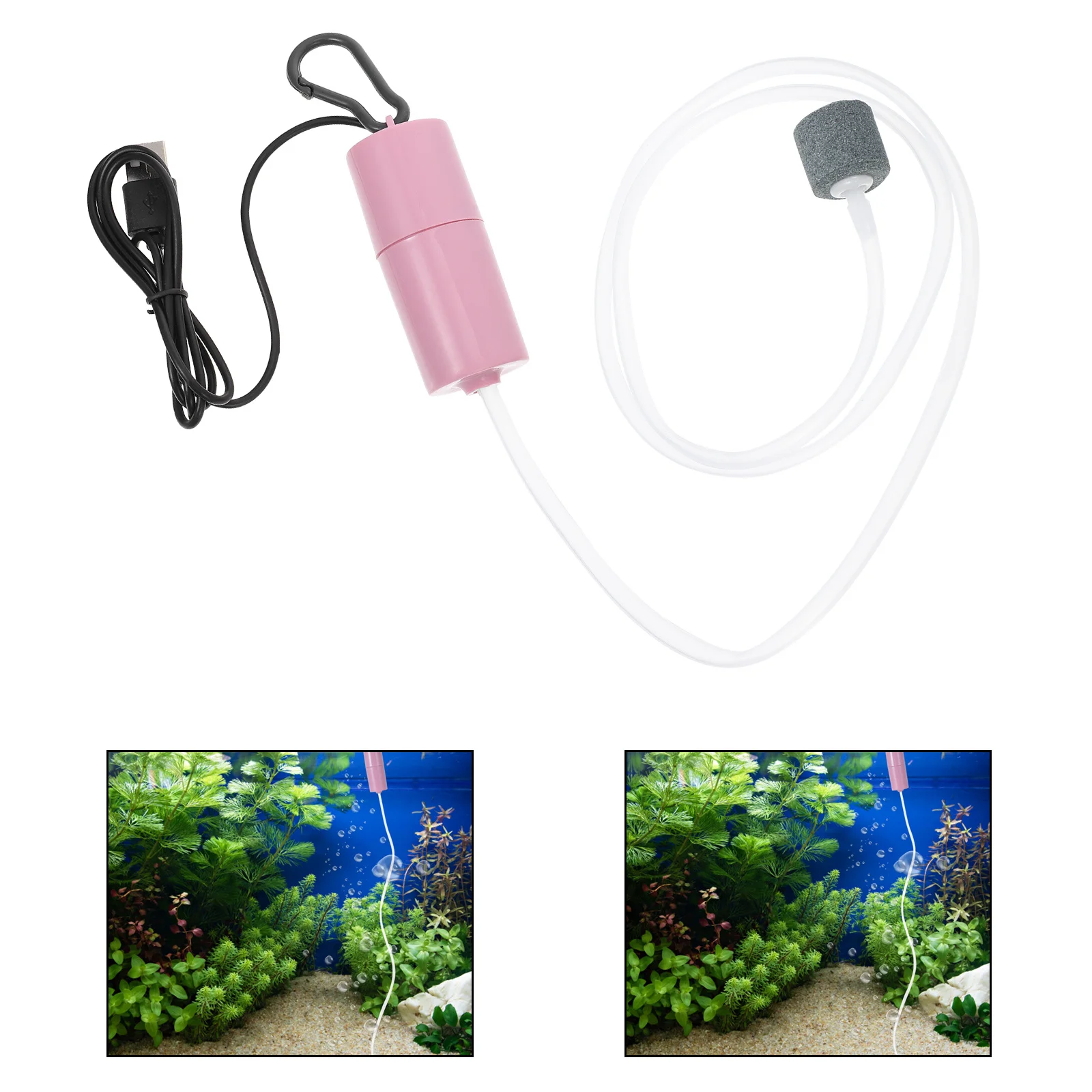 

1Set Aquarium Oxygen Pump USB Air Pump for Fish Tank Aerator Small Aquarium Oxygenation Tool Home Fish Tank Aeration System