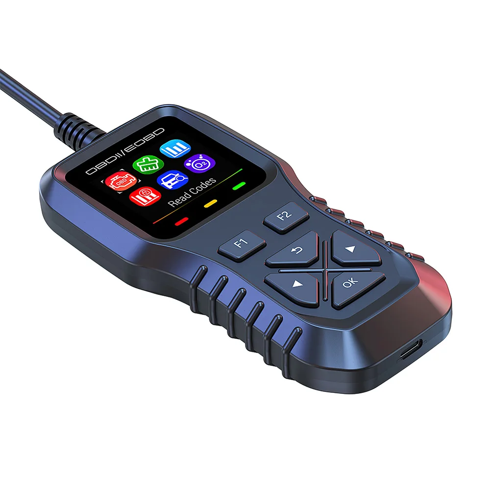 الماسح الضوئي obd2 قارئ رمز السيارة تحقق قارئ خطأ ضوء المحرك أداة مسح ضوئي تشخيصي السيارات obd ii الماسح الضوئي