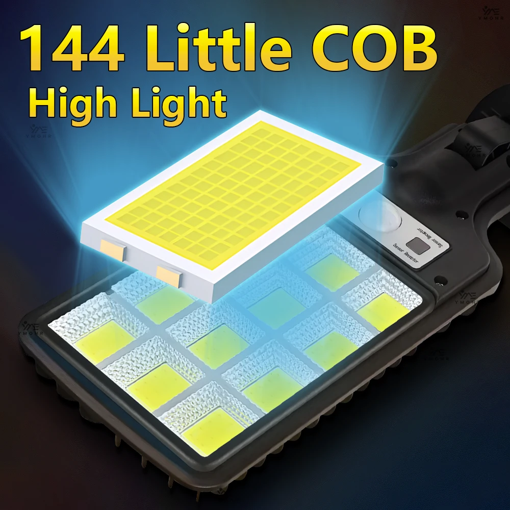 9900000LM Solar Light 1008LED Outdoor Solar Lamp Motion Sensor Street Light Waterproof Wall Light Garden Outdoor Christmas Decor