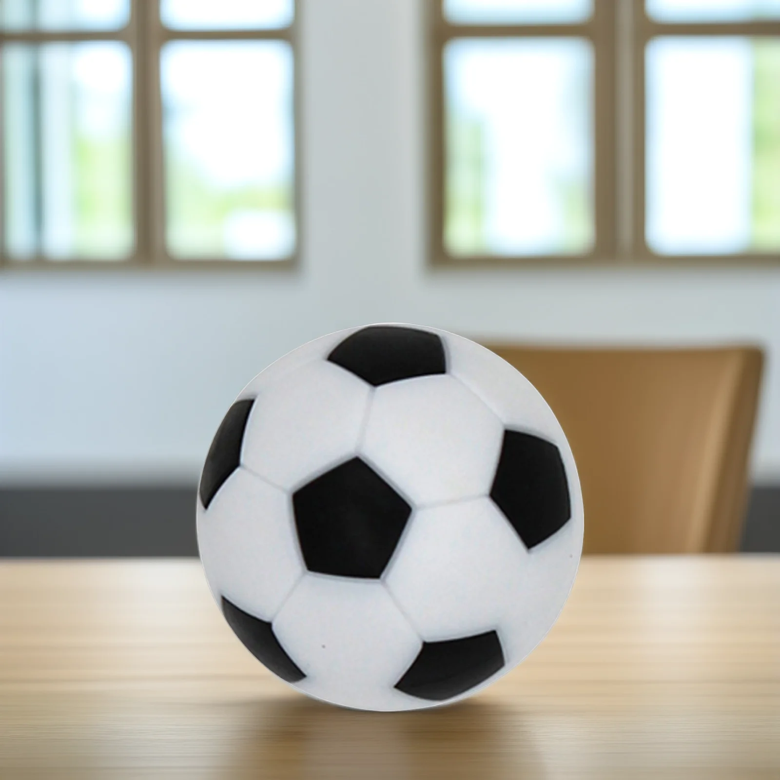 6 pçs mini bolas de futebol de mesa compacto leve para casa loja shopping matraquilhos acessórios substituição adulto futebol