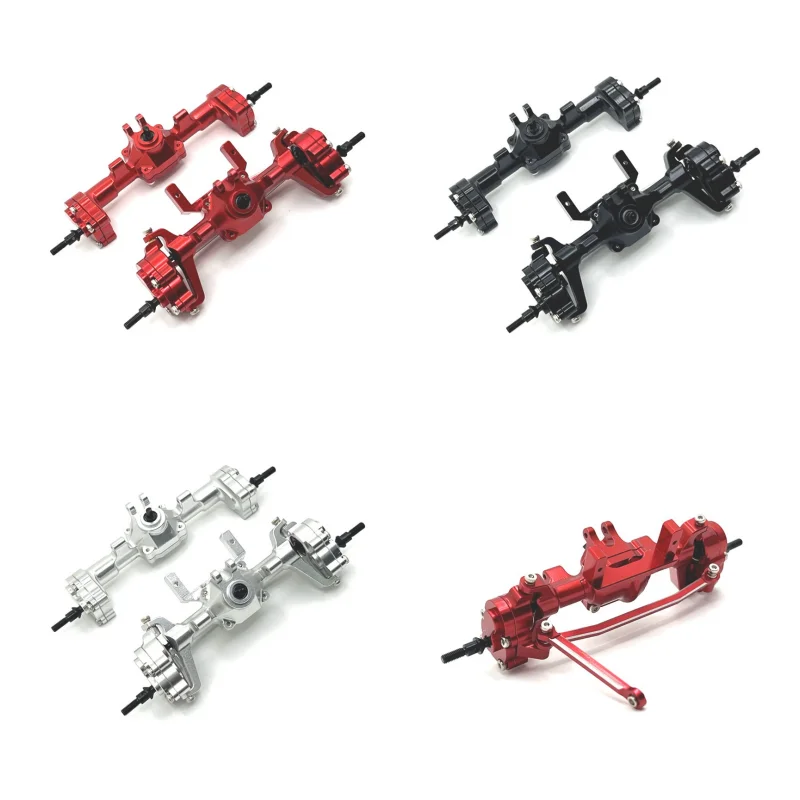 

FMS FCX24 1/24 Xiaoqi FCX18 1/18 LC80 Lemur Chevrolet K5 пульт дистанционного управления автомобильный дифференциал передней и задней оси в сборе, детали