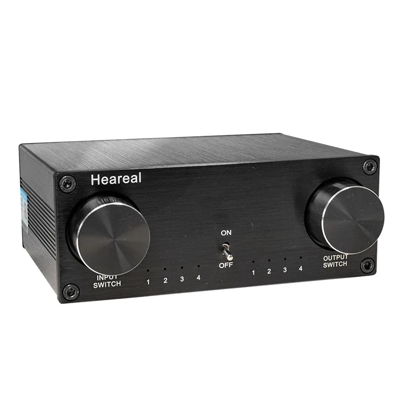 

Hifi Audio Switcher Selects 4 in And 4 Out Fever, Two-channel Four in And Four Out Audio Signal Lossless Conversion