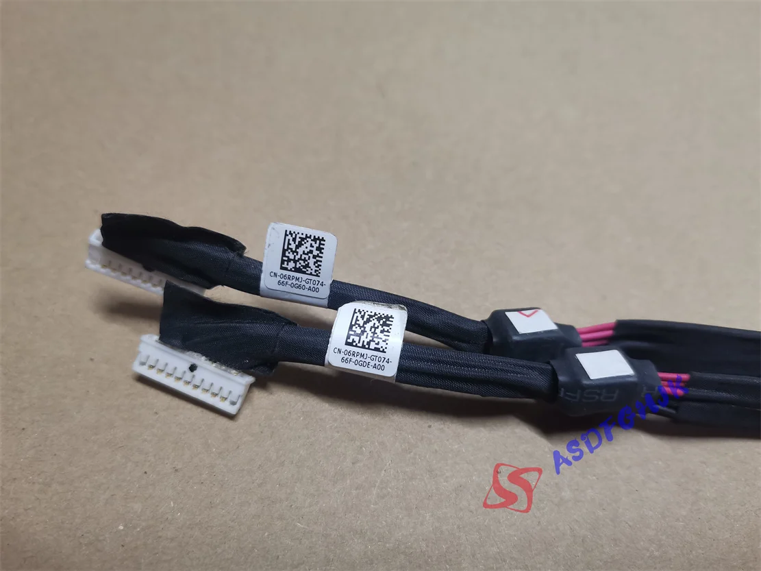 Used DC In Power Jack Charging Port Connector Socket Cable FOR DELL Alienware 17 R3 17R3 DC30100ZK00 06RPMJ 6RPMJ  Tested