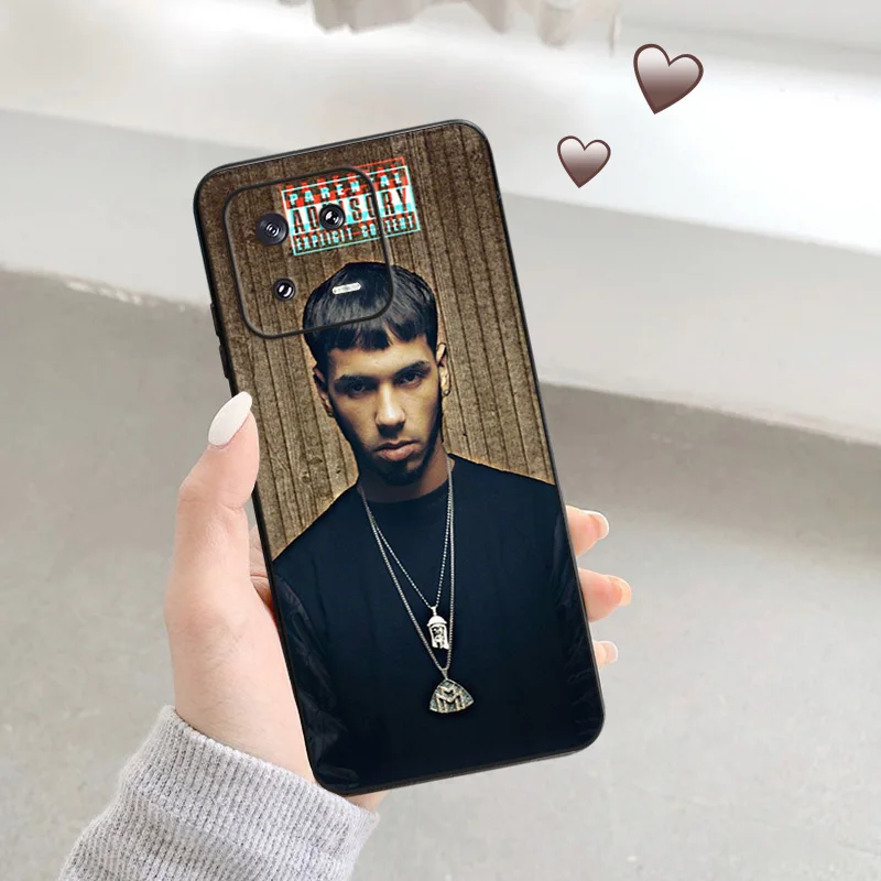 Anuel AA raper miękkie futerały na telefony dla Redmi A1 10A 10C 11 Prime RedmiNote 12 Pro 11SE 11S 11E 11T 10 Lite 10S 5G matowe etui