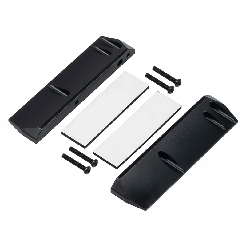 

A45F-Rock Sliders ESC Battery Receiver Expansion Side Plate Black RC Upgrade Parts For TRX4M 1/18 RC Crawler Car
