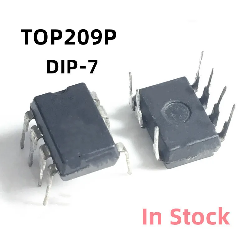 10PCS/LOT TOP209P TOP209PN DIP-7 Power management chip Original New In Stock