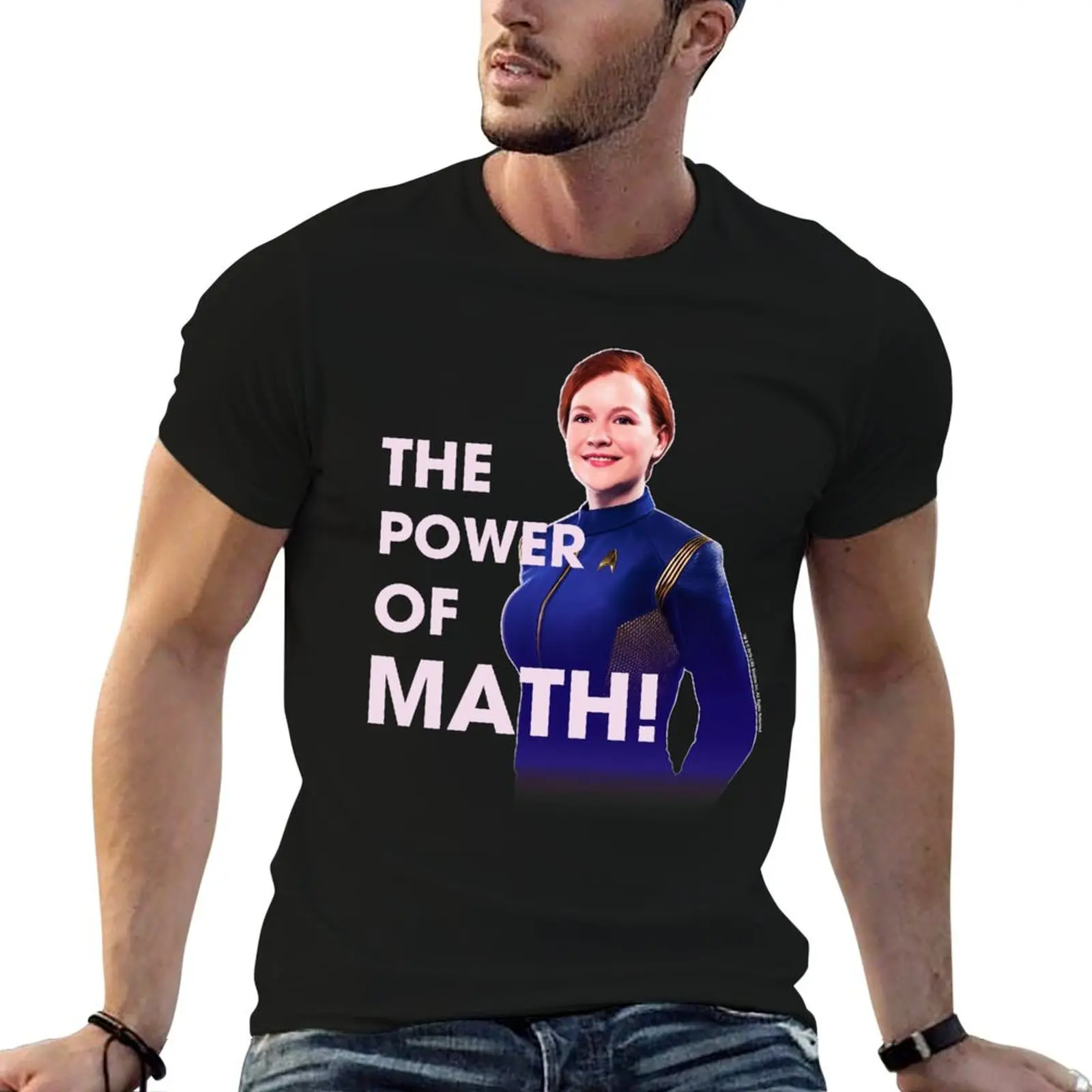 Star Trek Discovery Silvia Tilly The Power Of Math Portrait T-Shirt Sports Basic Short Sleeve T-Shirt