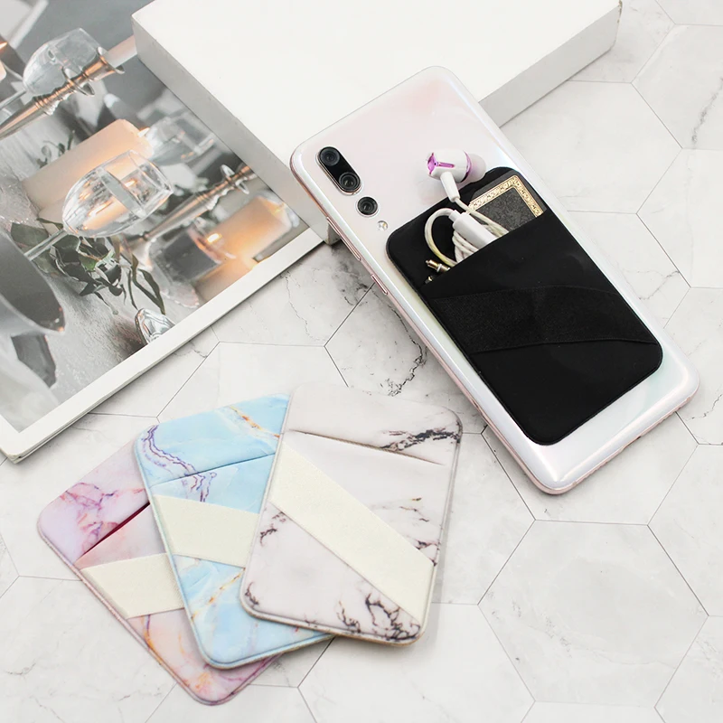 Elasticated Mobile Phone Back Sticker Card Holder Elasticated Mobile Phone Back Sticker Credit Card Bus Card Bank Card Holder