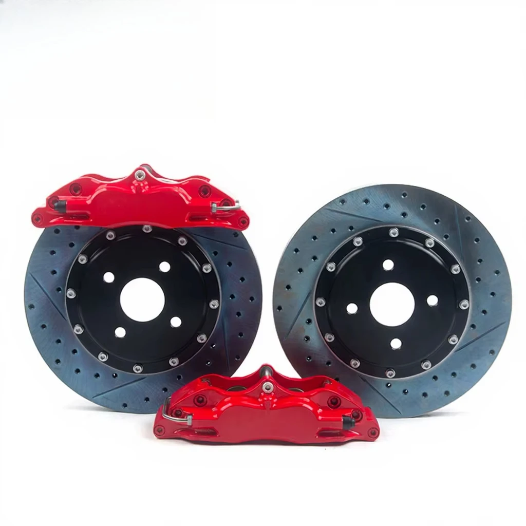 New Velocette 5200 4-Piston 300mm Racing Retrofit Brake Caliper Kit Focus 2014 Opel  B Performance Brake System with