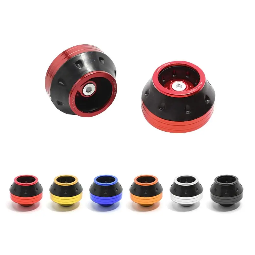 2 pçs liga de alumínio anti acidente protetor scooter elétrico acessórios almofadas proteção slider copos absorção choque decoração