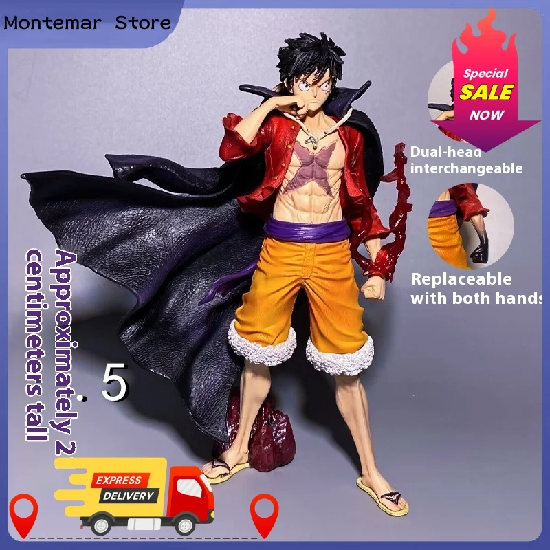 One Piece Figur Anime Theater Fire Fist Ruffy Modell Ornamente Tide Play