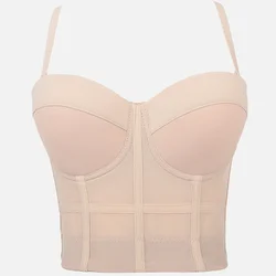 Fashion Backless Bras Women Corset Casual Bralette Summer y2k Underwear Woman Chest Binder Push Up Bra Clothes Lingerie Crop Top